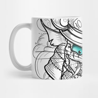 Cheshire Cat (glowing eyes) Mug